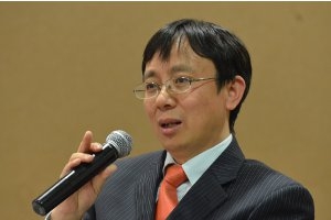 Wu Xinbo, associate dean, School of International Relations and Public Affairs, Fudan University in China speaks at the symposium 